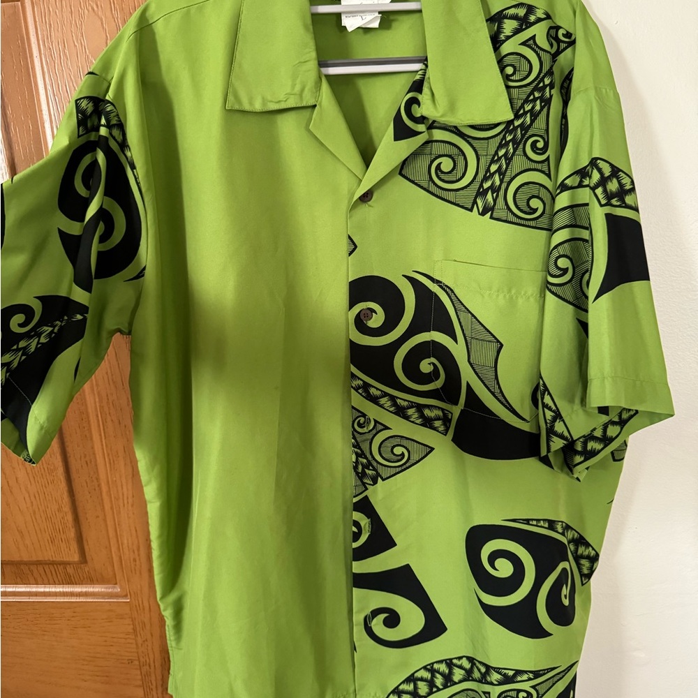 Green South Pacific Patterned Men's Shirt